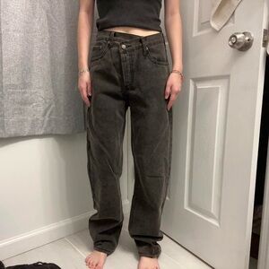 Princess Polly Crossover Wide Leg
Baggy Black Jeans